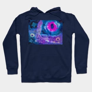 Pink eye in space Hoodie